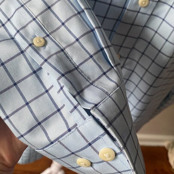 Peter Millar Button-Down Long-Sleeve Collar Shirt - Size Medium (Men's) - Picture 7 of 10